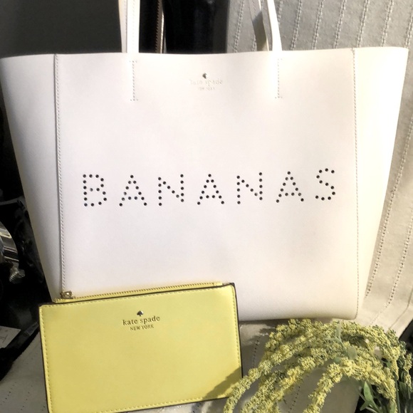 kate spade Bags Kate Spade Bananas Tote And Wristlet Poshmark